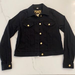 Michael Kors Black Jean Jacket